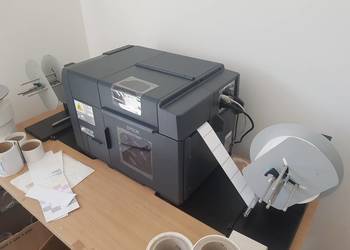 Epson c7500  wraz z automatycznym  system odwijania i nawijania