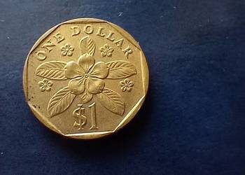 Stare monety 1 dolar 1997 Singapur