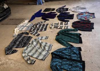 PRL kultowy swetr retro odzież  na bal w klimacie