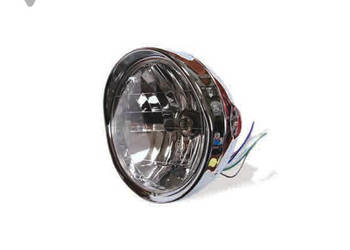 LAMPA MOTOCYKLOWA /190mm/ chrom Uniwersalna Kymco Venox 250