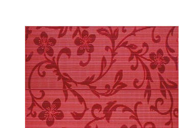 Dekor 2-elementowy Crypton Glam red 2 x 25 x 60, Ceramika Color, płytki