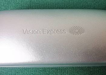 Etui na okulary srebrne Vision Express