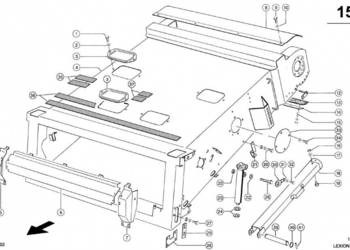 Claas Lexion 560 WKŁAD WYCHWYTUJĄCY 0007659252 (Kanał wciągający)