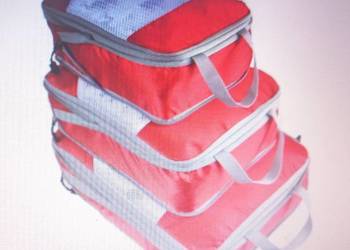 Organizer podróżny CZERWONY Torby kompresyjne kpl.=3 NOWE