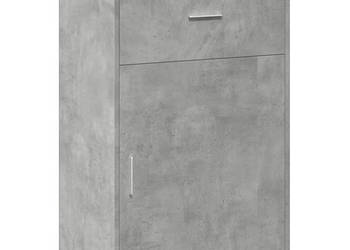 Szafka szarość betonu 565x39x90 cm materiał drewnopochodny WM-840712