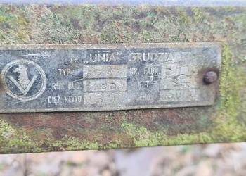 Pług 3 skibowy Unia Grudziądz 1967