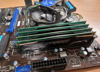 Płyta główna MSI B85-G43 + I5 4460 + 16GB Ram