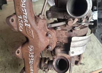 DACIA DUSTER I 1,5 DCI turbosprężarka kolektor wydechowy 5439970087