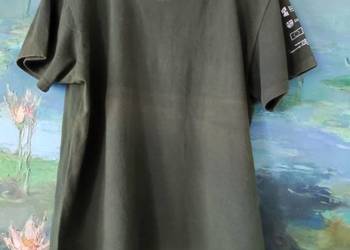 zielona slim fit oliwkowa khaki VINTAGE koszulka bluzka t-shirt damska męsk