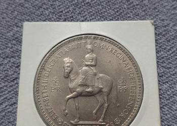 Wielka Brytania 5 szylingów 1953 okolicznościowa