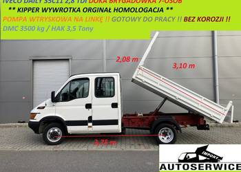 IVECO DAILY 35C11 DOKA KIPPER WYWROTKA ORGINAŁ HOMOLOGACJA BRYGADOWKA