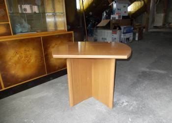 Ława owalna drewniana