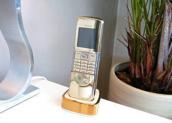 Telefon Nokia 8800 Sirocco Gold 18k (ochrona rozmów, polskie menu, ideał)