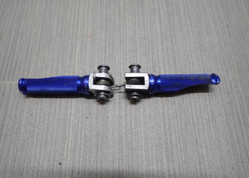Dwa Podnóżki Kierowcy Niebieskie Stupki Kawasaki ER-6F ER 6 F 05-08r