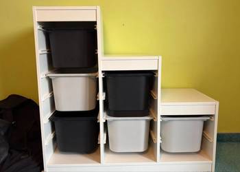 Ikea Trofast regał + 6 pojemników