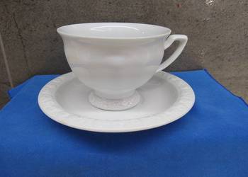 Filiżanka spodek Rosenthal Biała Maria Classic Rose