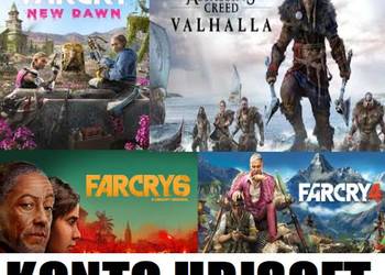Zestaw ( FAR CRY 4,FAR CRY 6,FAR CRY NEW DAWN, ASSASINS CREED VALHALLA)