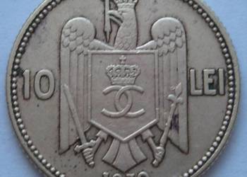 RUMUNIA 10 LEI 1930 - KRÓL KAROL II