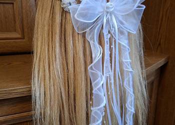 Wianuszek komunijny delikatny z perełek