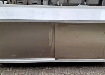 Stół Gastronomiczny - Drzwi Suwane - 200/60/85 cm - M.1173 N