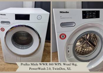 Zestaw Miele. Pralka W1 WWR 860 WPS + Suszarka T1 TWR 860 WP, 9kg, MTouch