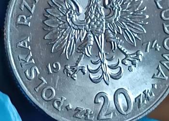 Sprzedam trzecie 20 zl 1974 r Nowotko
