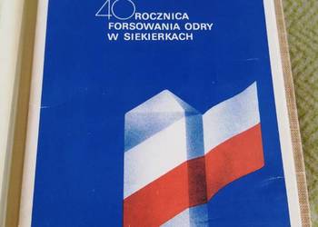 Medal 40 lat Powrotu 1985 + Zaproszenie Siekierki + Dyplom Papiernia Skolwi