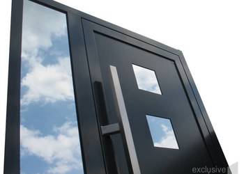 Nowoczesne drzwi wejściowe aluminiowe -exclusivedoors.eu