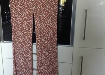 Spodnie Flare Dzwony Damskie HOUSE rozm S Kwiatki NOWE