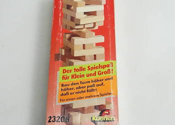 Gra Drewniana Jenga Wackel Turm Kuenen 57 Elementów Wieża Klocki Drewniane