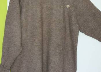 XL Beżowy przemiły sweter/ tunika Beloved