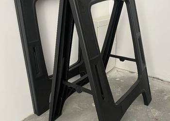 Dwa kozły montażowe składane plastikowe 54x73 cm