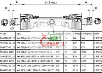 Pto ax6sc 1026010-1446031 fi-35z6/fi-45z6
