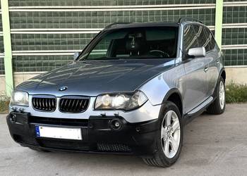 BMW x3 e83 3.0d 218KM panorama, czarny sufit