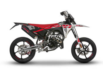 FANTIC XM50 MOTARD 2T PERFORMANCE 2026 biało czerwony