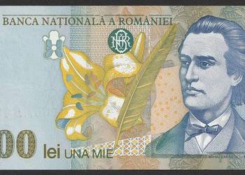 Rumunia 1000 lei 1998 - stan bankowy  UNC