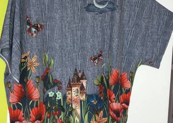 XXXL(56/58) KOlorowa bluzka jak nowa