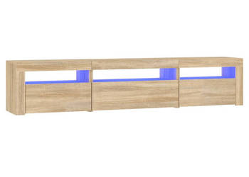 Szafka pod TV z oświetleniem LED dąb sonoma 195x35x40 cm WM-3152740