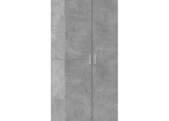Wysoka szafka szarość betonu 70x35x180 cm WM-3276661