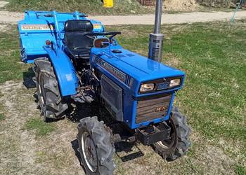 Traktorek Iseki TX1410 z glebozgryzaką,oraz  pług, brony, belka z hakiem