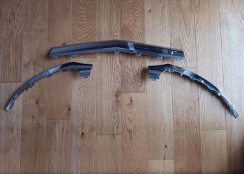 Mercedes CLS 218 LIFT AMG 2014-2018 listwa chrom zderzaka przód komplet