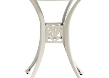 vidaXL Stolik ogrodowy, biały, 78x78x72 cm(SKU:315584)