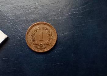 Stare monety 1 rappen 1930 Szwajcaria