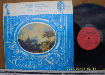 Klasyczna LP ; CLAUDIO MONTEVERDI - MAGNIFICAT.