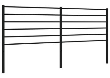 Metalowe wezgłowie czarne 193 cm WM-352356