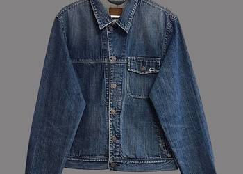 Damska kurtka jeansowa katana ciemno granatowa bawełniana uniwersalna.