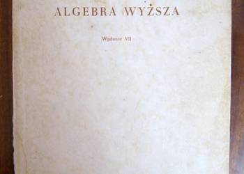 Zdzisław Opial - Algebra wyższa