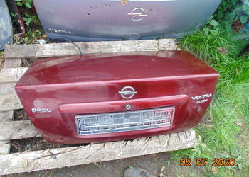 Klapa tylna Opel Vectra B przedlift sedan 96-99 bordowa