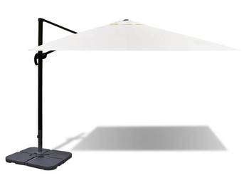 Aluminiowy parasol rzymski z przenośną podstawą 271775