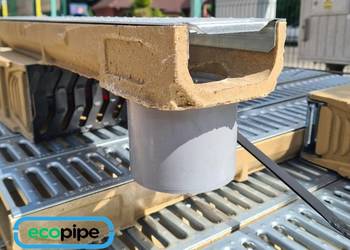 Kanał odwodnienie koryto H=10cm z króćcem ocynk polimerobeton